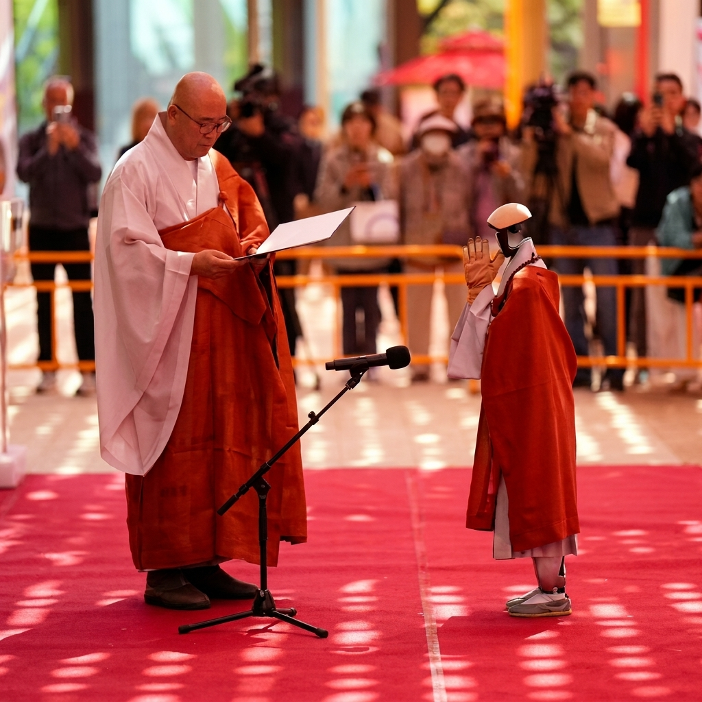 Gabi the robot monk